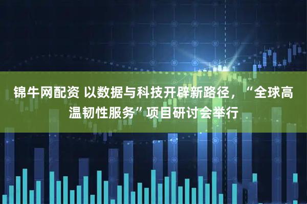 锦牛网配资 以数据与科技开辟新路径，“全球高温韧性服务”项目研讨会举行