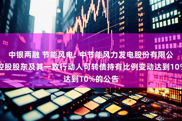 中银两融 节能风电: 中节能风力发电股份有限公司关于控股股东及其一致行动人可转债持有比例变动达到10%的公告