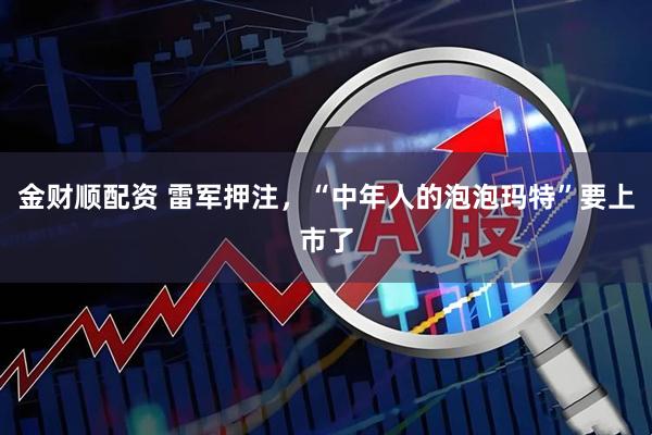 金财顺配资 雷军押注，“中年人的泡泡玛特”要上市了